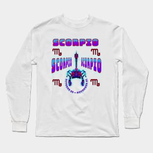 Scorpio 5a Amethyst Long Sleeve T-Shirt